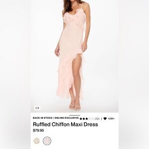 Dynamite Pink Ruffle dress